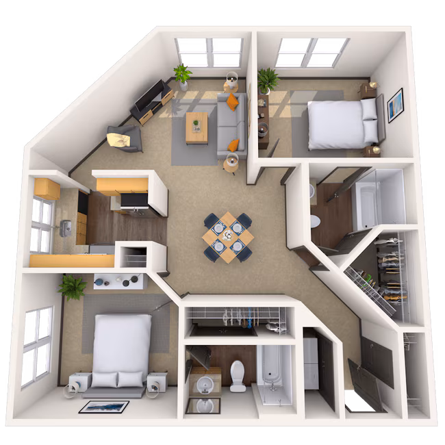 Unit 3117 3117 floor plan